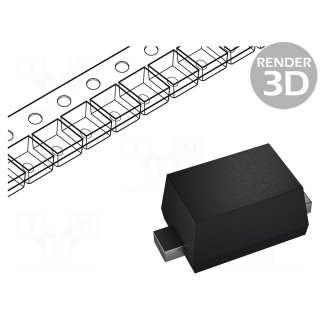 Diode: TVS | 0.15W | 5V | SOD523 | reel,tape | Features: ESD protection