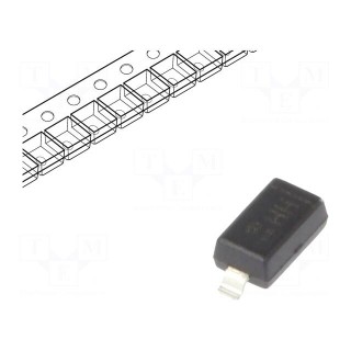 Diode: Zener | 0.5W | 5.1V | SMD | reel,tape | SOD123 | single diode