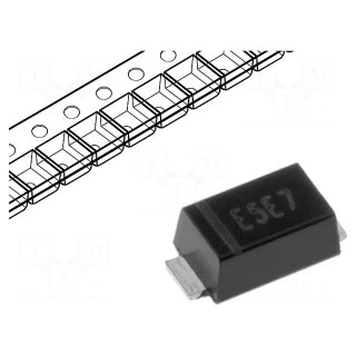 Diode: Zener | 1W | 15V | 25mA | SMD | reel,tape | subSMA | single diode