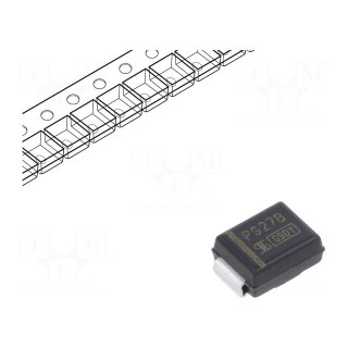 Diode: Zener | 3W | 12V | 125mA | SMD | reel,tape | SMB | single diode