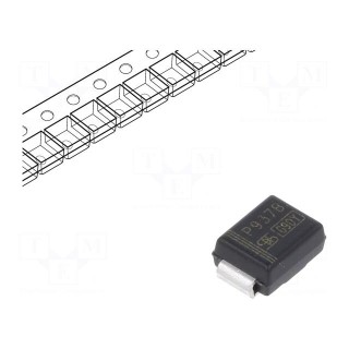 Diode: Zener | 3W | 33V | 45mA | SMD | reel,tape | SMB | single diode