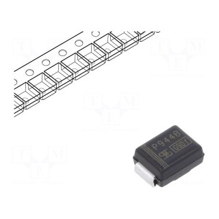 Diode: Zener | 3W | 62V | 24mA | SMD | reel,tape | SMB | single diode