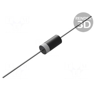 Diode: rectifying | THT | 800V | 2A | Ammo Pack | DO15 | Ufmax: 1.1V
