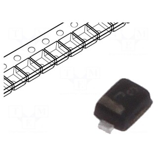 Diode: TVS | 100W | 13.5V | unidirectional | SOD923 | reel,tape | 15pF