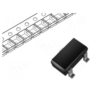 Diode: switching | SMD | 50V | 215mA | 4ns | SOT23 | Ufmax: 1.25V | Ifsm: 4A