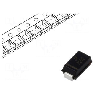 Diode: TVS | 0.4kW | 33.3÷36.8V | 8.3A | unidirectional | SMA | reel,tape