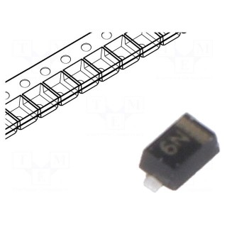 Diode: TVS | 180W | 6.2V | 10A | unidirectional | SOD523