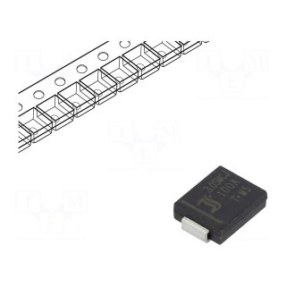 Diode: TVS | 3kW | 111÷123V | 18.5A | unidirectional | ±5% | SMC