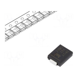 Diode: TVS | 3kW | 31.1÷34.5V | 66A | unidirectional | ±5% | SMC