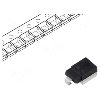 Diode: TVS | 6.6kW | 33.3÷36.8V | 136A | unidirectional | DO218AB | reel