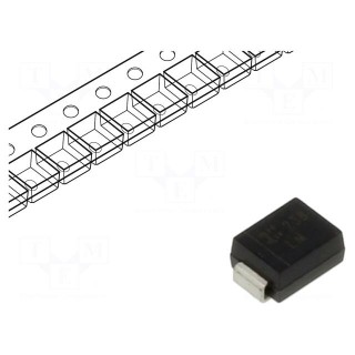 Diode: TVS | 600W | 16.7V | 24A | unidirectional | SMB | reel,tape