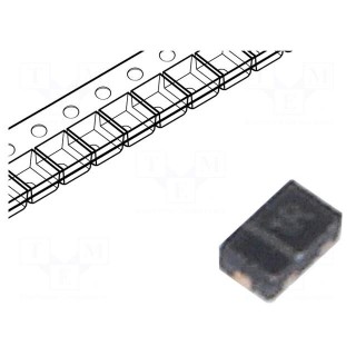 Diode: TVS | 34W | 8.4V | 2A | bidirectional | LLP1006-2 | reel,tape
