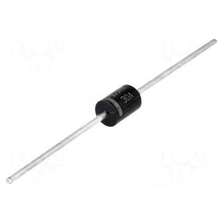 Diode: TVS | 1.5kW | 30V | 38A | unidirectional | ±5% | Ø5,4x7,5mm