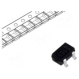 Diode: TVS array | 39V | 3A | 170W | bidirectional,double | SOT323-3L