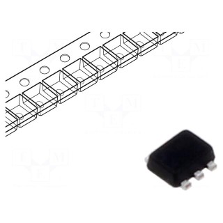 Diode: TVS array | 6.1V | 30W | SOT666IP | Features: ESD protection