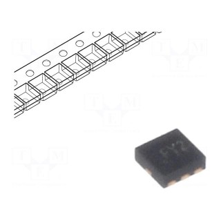 Diode: TVS array | 6.6V | 5A | DFN6 | Features: ESD protection | Ch: 2