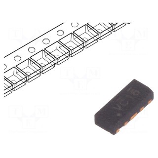 Diode: TVS array | 6V | DFN10 | Features: ESD protection | Ch: 4