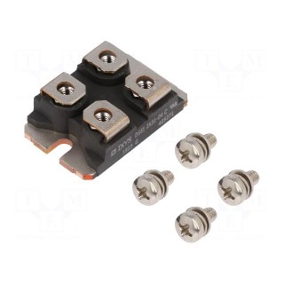 Module: diode | double independent | 400V | If: 2x30A | SOT227B | screw