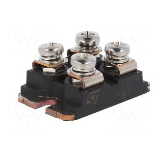 Module: diode | double independent | 400V | If: 60Ax2 | ISOTOP | screw