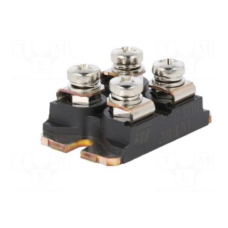 Module: diode | double independent | 600V | If: 100Ax2 | ISOTOP | screw