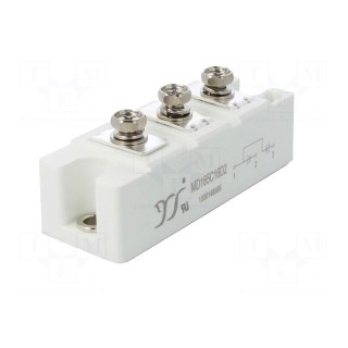 Module: diode | double series | 1.6kV | If: 165A | D2 | Ufmax: 1.4V | screw