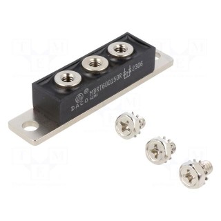 Module: diode | double,common anode | 150V | If: 300Ax2 | TO240AB