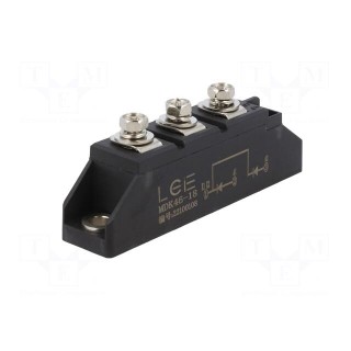 Module: diode | double,common cathode | 1.8kV | If: 46A | M01H | screw