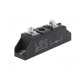 Module: diode | single diode | 1.8kV | If: 46A | M01H | Ufmax: 1.45V | 72A