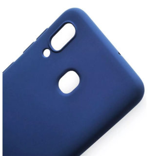 Samsung A20 Silicon Case Dark Blue