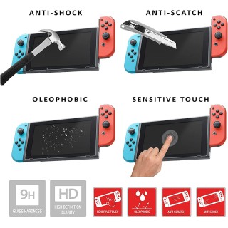 Subsonic Super Screen Protector Tempered Glass for Nintendo Switch