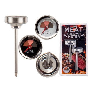 Stainless steel meat thermometer, ca. 7 cm, set of 2