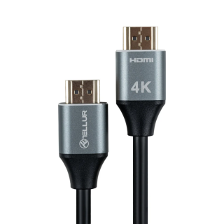 Tellur High Speed HDMI 2.0 cable, 4K 18Gbps plug-plug Ethernet gold-plated 3m black