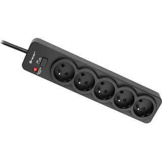 Tracer 46975 PowerGuard 1.8m Black (5 Outlets)