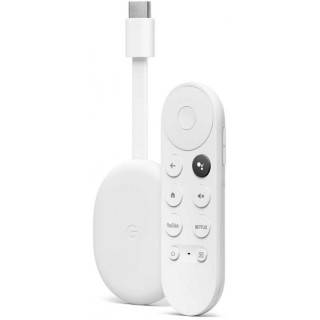 Google Chromecast 4K with Google TV snow