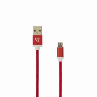 Sbox USB-&gt;Micro USB M/M 1.5m USB-10315R red