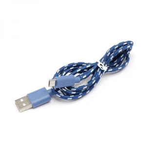 Sbox USB->Micro USB 1M USB-1031BL blue