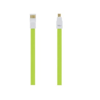 Tellur Data Cable Magnetic USB to Micro USB 1.2m Green