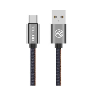 Tellur Data cable, USB to Type-C, 1m denim