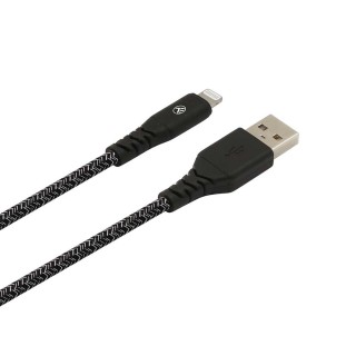 Tellur Green Data cable USB to Lightning 2.4A 1m nylon black
