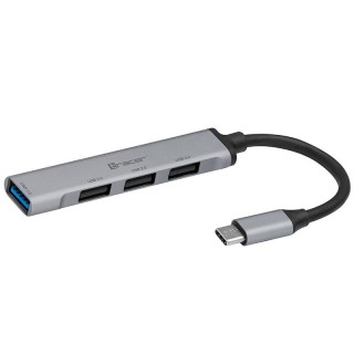 Nešiojamieji kompiuteriai, užrašų knygelės, priedai // USB Hubs | USB Docking Station // HUB TRACER USB 3.0 H40 4 ports, USB-C
