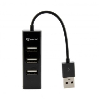 Sbox USB 4 Ports USB HUB H-204 black