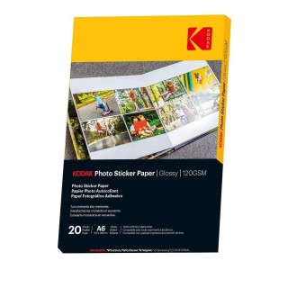 Kodak Photo Sticker Paper Gloss 120gsm A6x20 (3510652)