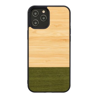 MAN&WOOD case for iPhone 12 Pro Max bamboo forest black