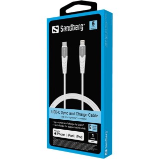 Sandberg 136-25 USB-C PD to Lightning MFI 1M