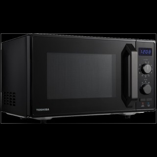 3-in-1 Microwave Oven with Grill and Combination Hob, 23 Litres, Rotating Plate with Storage, Timer, Built-in LED Lights, 900 W, Grill 1050 W, Pizza Programme, Black