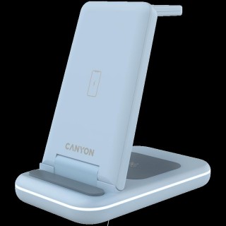 CANYON wireless charger WS-304 15W 2in1 Blue