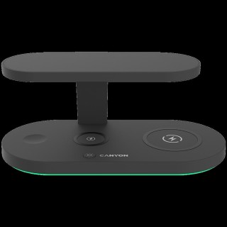 CANYON wireless charger WS-501 15W 5in1 UV Black