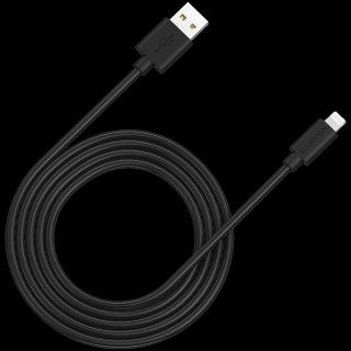 CANYON cable MFI-12 USB-A to Lightning 2m Black