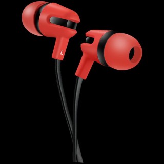 CANYON headphones SEP-4 Mic Flat 1.2m Red