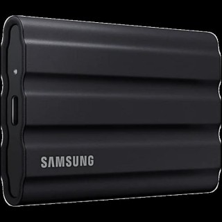 SAMSUNG T7 Shield Ext SSD 2000 GB USB-C black 1050/1000 MB/s 3 yrs, included USB Type C-to-C and Type C-to-A cables, Rugged storage featuring IP65 rated dust and water resistance and up to 3-meter drop resistant